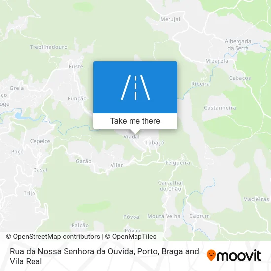 Rua da Nossa Senhora da Ouvida map