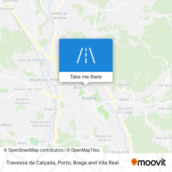 Travessa da Calçada mapa