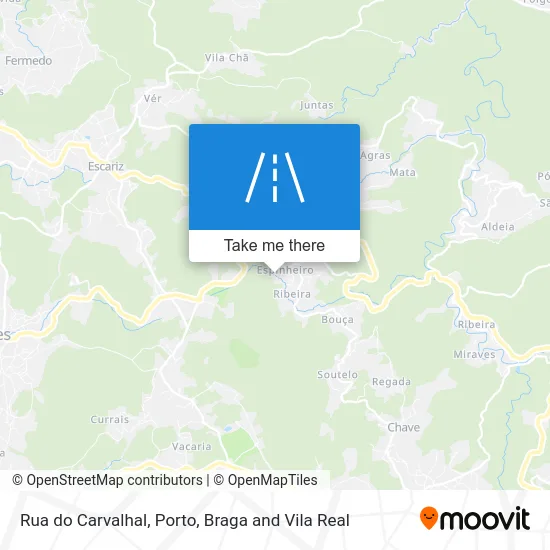 Rua do Carvalhal map