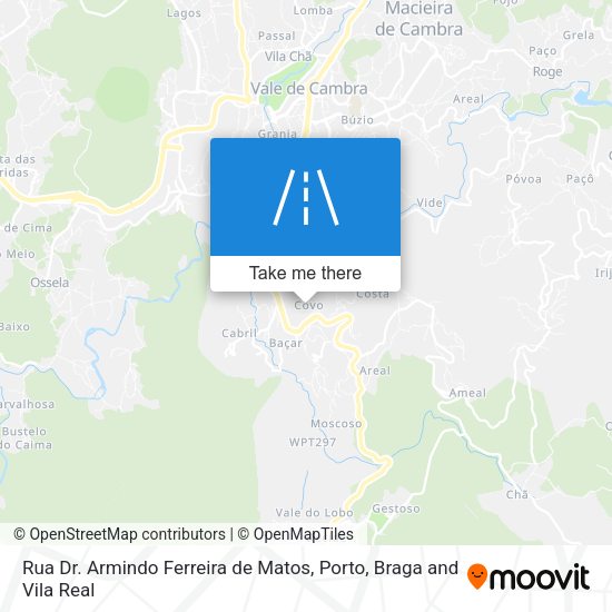 Rua Dr. Armindo Ferreira de Matos mapa