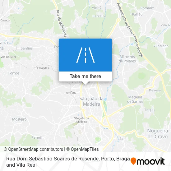 Rua Dom Sebastião Soares de Resende map
