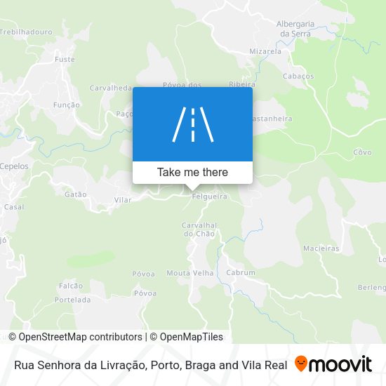 Rua Senhora da Livração map