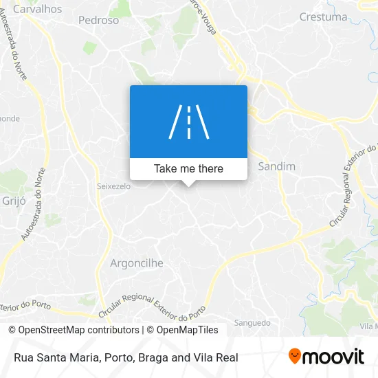 Rua Santa Maria map
