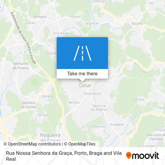 Rua Nossa Senhora da Graça mapa