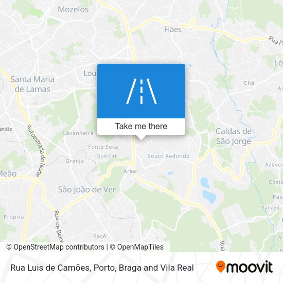 Rua Luis de Camões mapa