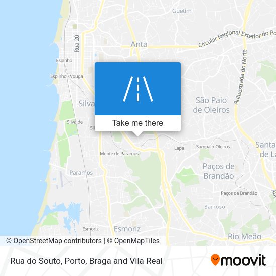Rua do Souto mapa
