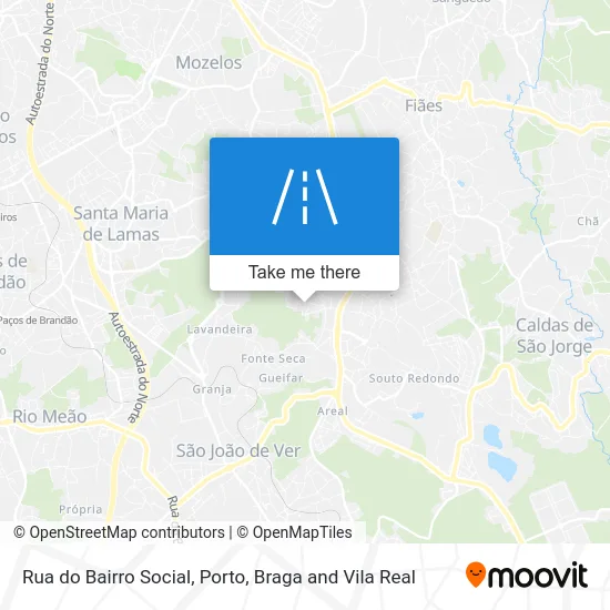 Rua do Bairro Social map
