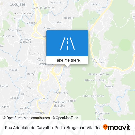 Rua Adeolato de Carvalho mapa