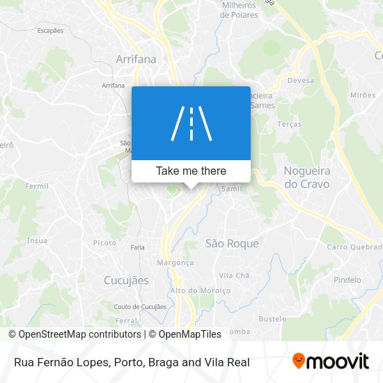 Rua Fernão Lopes mapa