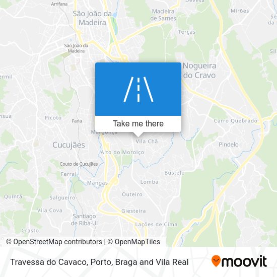Travessa do Cavaco mapa