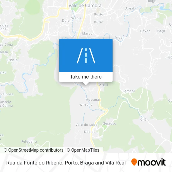 Rua da Fonte do Ribeiro map