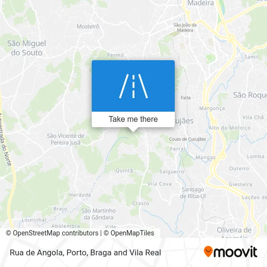 Rua de Angola map