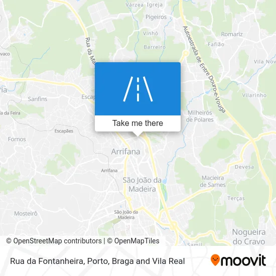 Rua da Fontanheira map