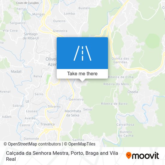 Calçada da Senhora Mestra map