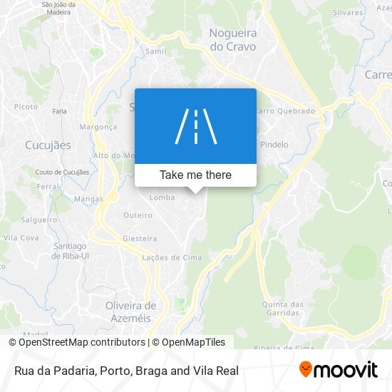 Rua da Padaria map