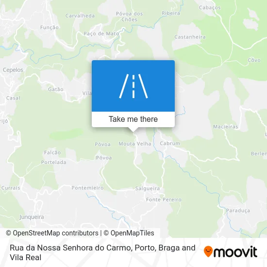 Rua da Nossa Senhora do Carmo map