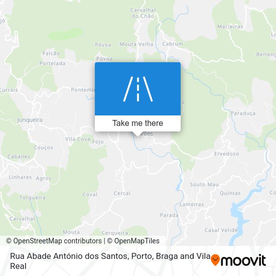 Rua Abade António dos Santos map