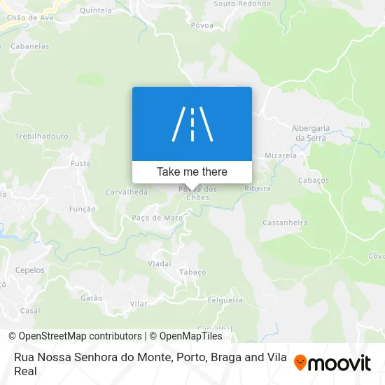 Rua Nossa Senhora do Monte map