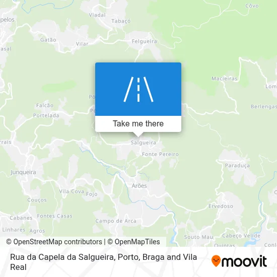 Rua da Capela da Salgueira map
