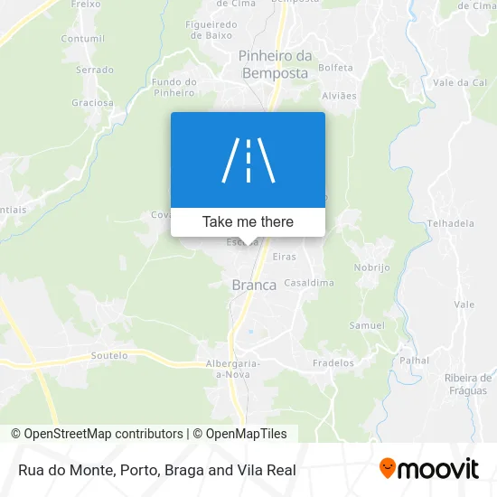 Rua do Monte map