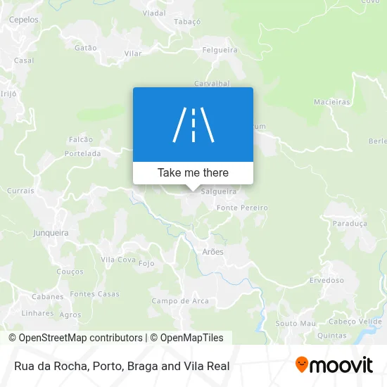 Rua da Rocha mapa