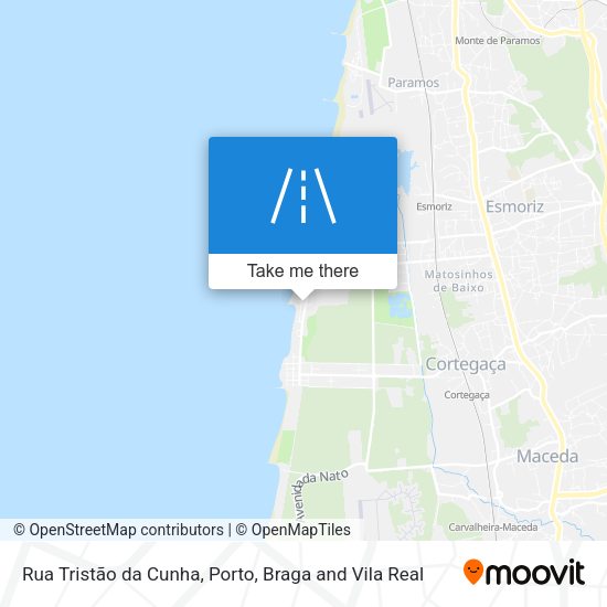 Rua Tristão da Cunha map