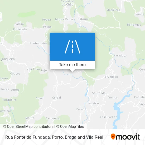 Rua Fonte da Fundada map