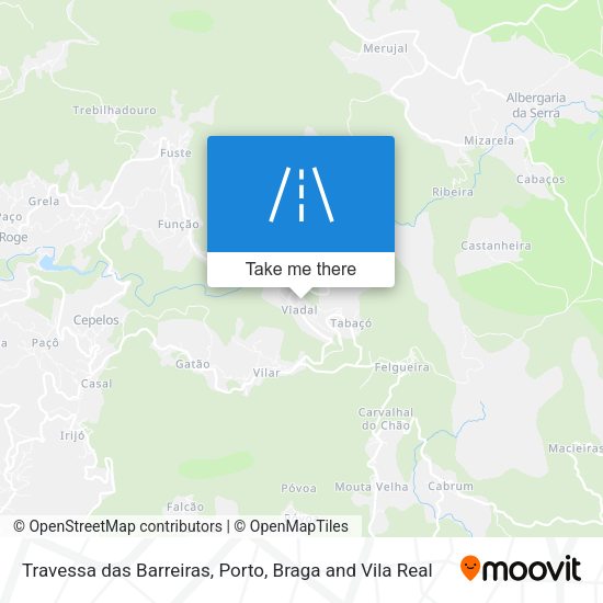 Travessa das Barreiras mapa