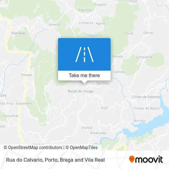 Rua do Calvario map