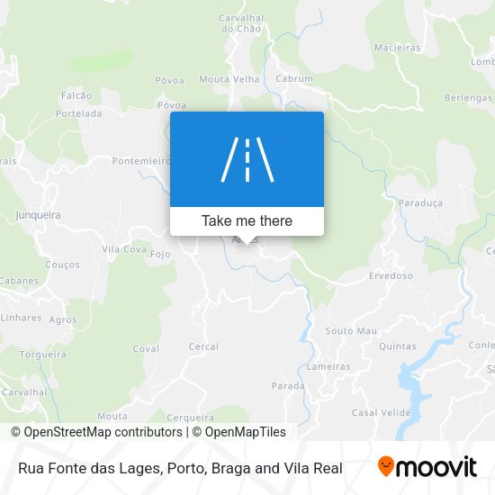 Rua Fonte das Lages map