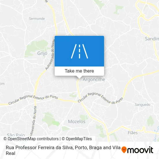 Rua Professor Ferreira da Silva map