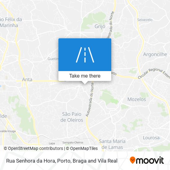 Rua Senhora da Hora map