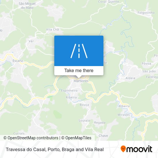 Travessa do Casal mapa