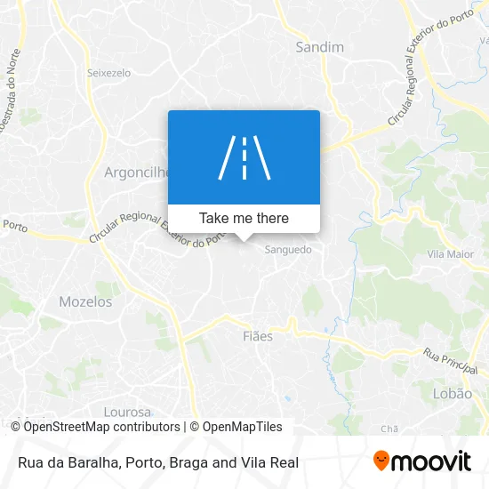 Rua da Baralha map