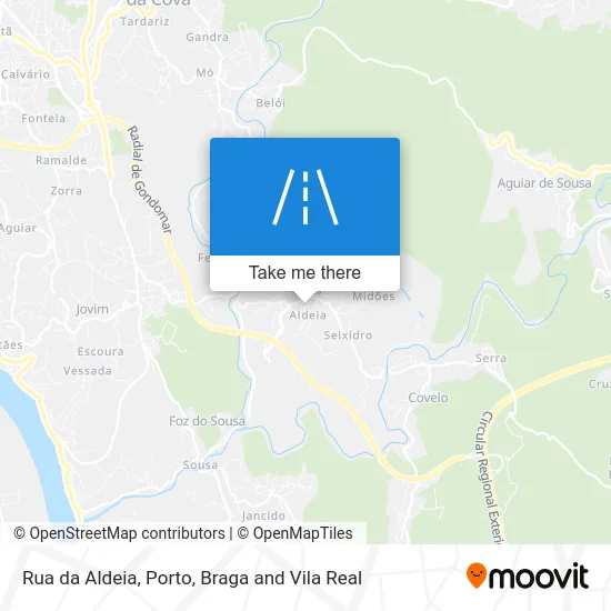 Rua da Aldeia map