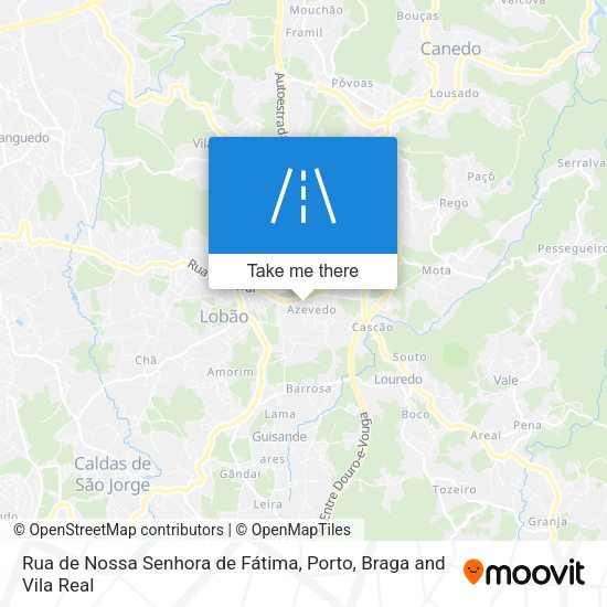 Rua de Nossa Senhora de Fátima map