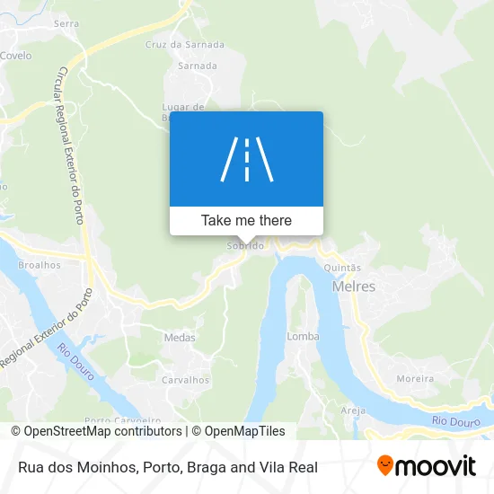 Rua dos Moinhos map