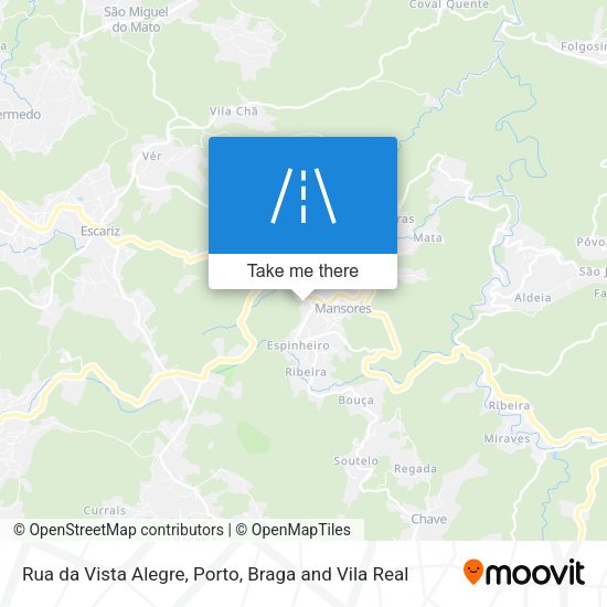 Rua da Vista Alegre mapa