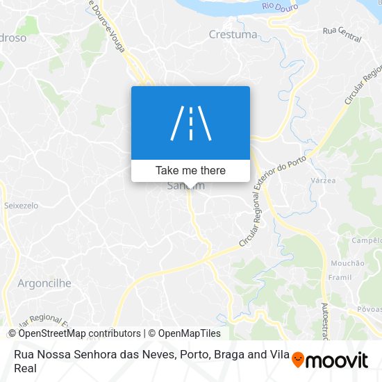 Rua Nossa Senhora das Neves mapa