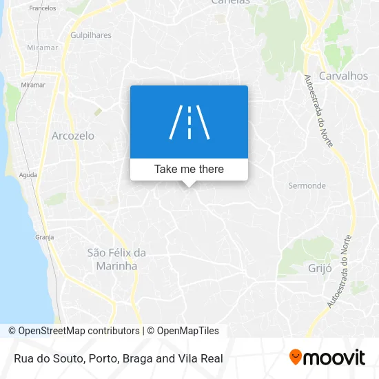 Rua do Souto map