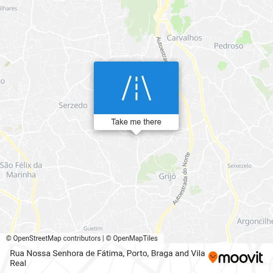 Rua Nossa Senhora de Fátima map