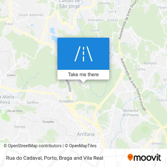 Rua do Cadaval mapa