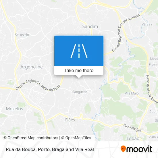 Rua da Bouça map