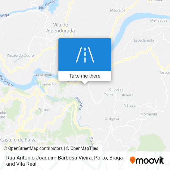 Rua António Joaquim Barbosa Vieira mapa