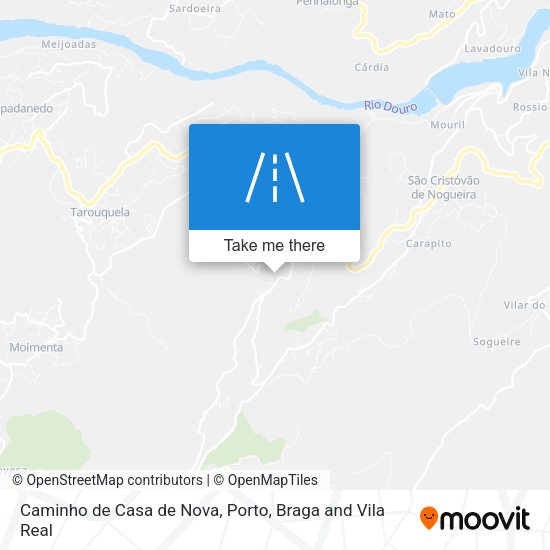 Caminho de Casa de Nova map