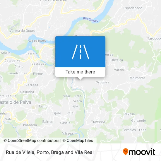 Rua de Vilela map