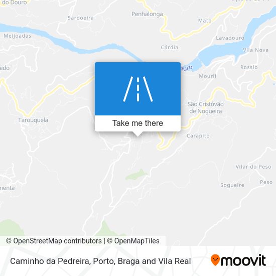 Caminho da Pedreira map