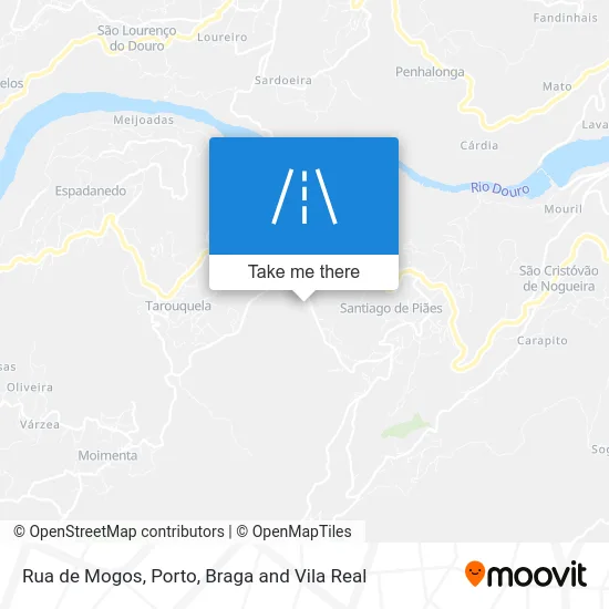 Rua de Mogos map