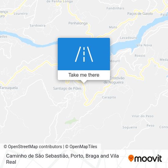 Caminho de São Sebastião map