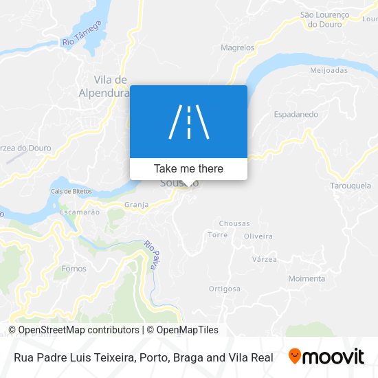 Rua Padre Luis Teixeira map